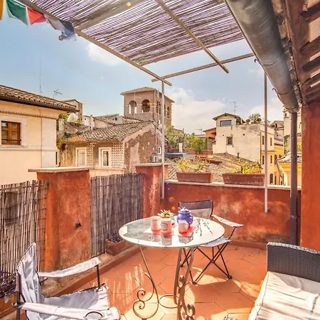 Lovely Attic With Private Terrace By Piazza Navona Апартаменты Рим